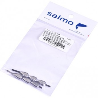 Груза косичка SALMO Tail Droplet 3.0г 2Шт Груза косичка SALMO Tail Droplet 3.0г 2Шт