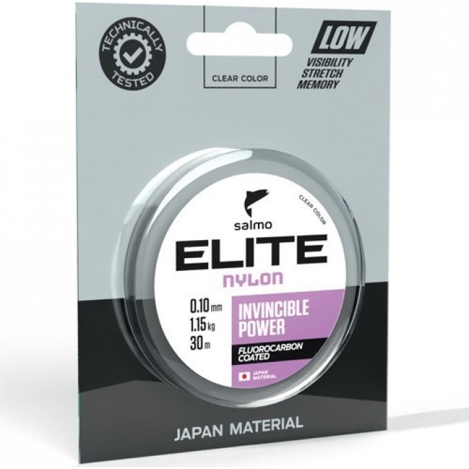 Леска монофильная SALMO Elite Fluoro Coated Nylon 030/015 4117-015